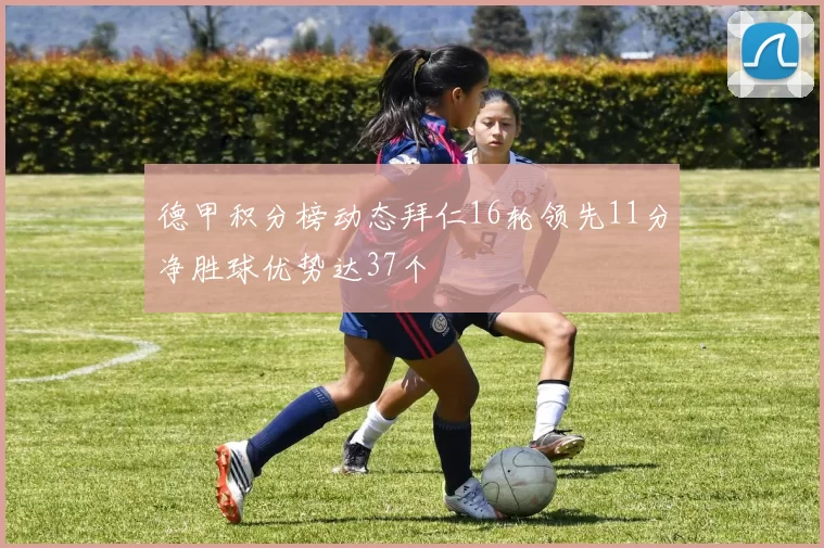 德甲积分榜动态拜仁16轮领先11分净胜球优势达37个